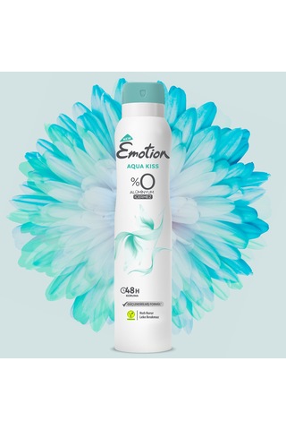 Emotion Aqua Kiss Kadın Alüminyumsuz Vegan Deodorant 4x200 Ml