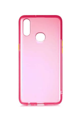 Samsung Uyumlu Galaxy A10s Kılıf Zore Bistro Kapak Pembe