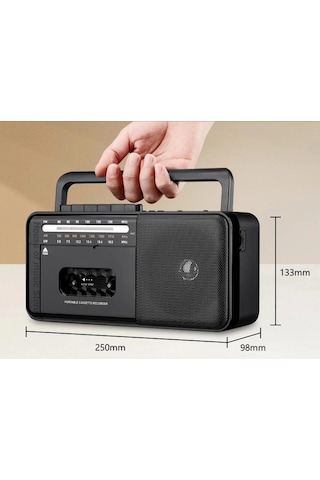 Knstar PX-680BT FM Radyo USB MP3 BT Player Kaset Çalar