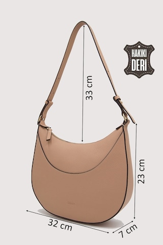 Hakiki Deri Pudra Omuz Çantası Pudra Smr9416 Pudra
