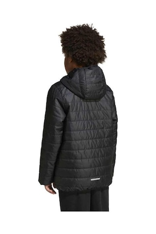 Adidas Essentials Light Padded Çocuk Siyah Kapüşonlu Mont Siyah