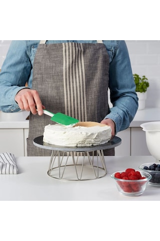 Ikea Gubbröra Silikon Hamur Spatulası 25 Cm Yeşil Beyaz Yeşil - Beyaz