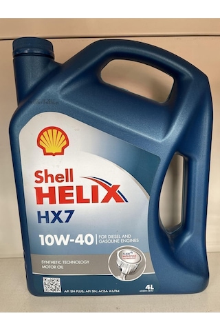 Shell Helix Hx7 10w/40 4 Litre Üretim 2024
