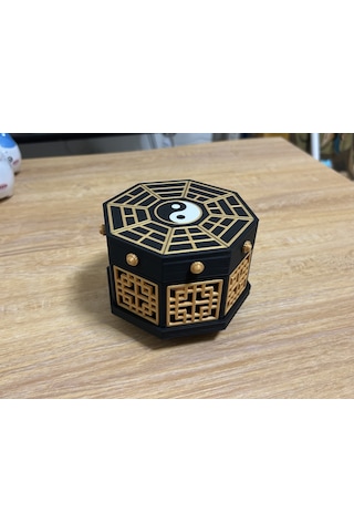 En-cag Oryantal Bagua Fener Tealight Mumluk Çok Parçalı Dekoratif Mum Feneri Bss Çok Renkli