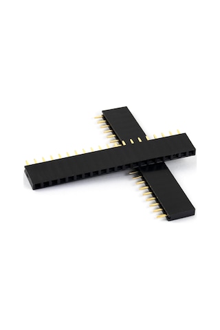 10 Adet - Raspberry Pi Uyumlu 1x20 Dişi Header Gpıo Genişletici Soket - 2.54 Mm