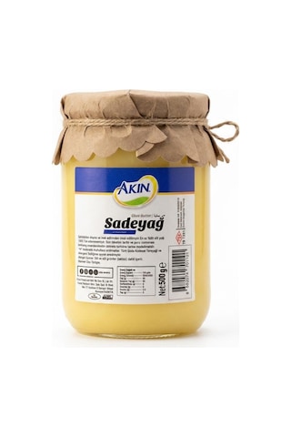 Akın Saf Doğal Koyun Sade Yağı 500 Gr Ghee, Sarı Yağ Ve Eritilmiş Tereyağı
