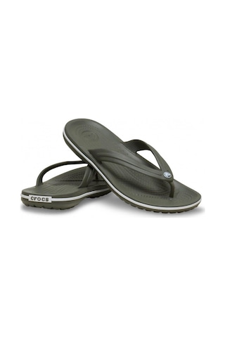 Crocs Crocband Flip Erkek Parmakarası Terlik - Koyu Yeşil