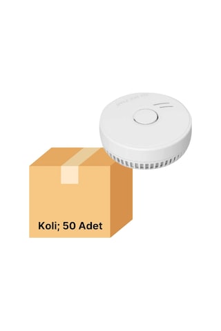 K2 Pilli Duman Dedektörü 85 Desibel 50 Adet Koli Ksd001