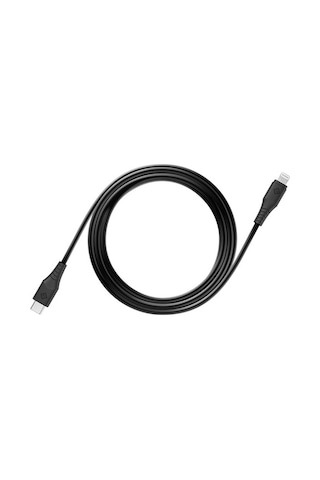 Omars Novoo Type-C Apple iPhone Uyumlu Lightning Hızlı Şarj Kablosu Siyah- 1.2