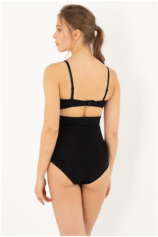 Doremi Yüksek Bel Toparlayıcı Dikişsiz Seamless Külot Siyah