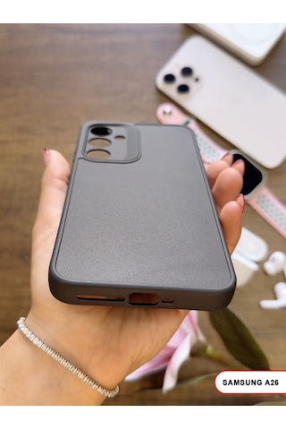 Samsung Galaxy A26 Uyumlu Kamera Korumalı Darbeye Dayanıklı Renk Atmayan Keep Silikon Kılıf Siyah