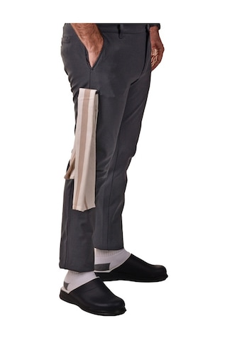 Likralı Füme Aşçı Pantolon