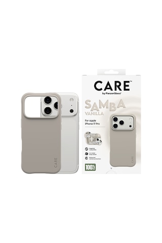 Care By Panzerglass Fashionable Apple Uyumlu iPhone 17 Pro Samba Vanilla Magsafe Kılıf