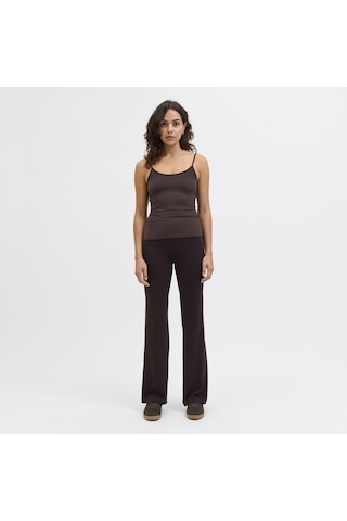 Jack & Jones Kadin U Yaka Kolsuz Üst - Sania - 12292819 Seal Brown