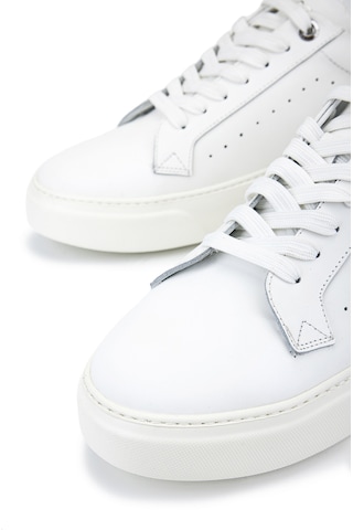 Tamer Tanca Erkek Hakiki Deri Beyaz Sneakers & Spor Ayakkabı 1212 2502 Erk Ayk Y26 Beyaz
