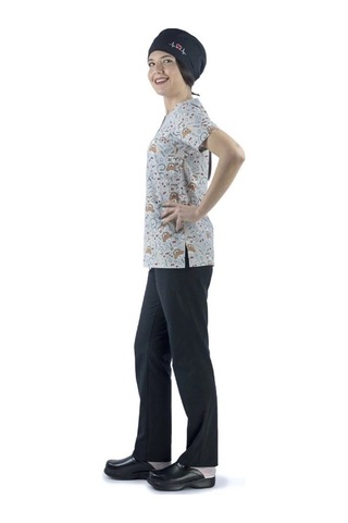Zarf Yaka Desenli Üst - 3705 Doctor Ayıcık