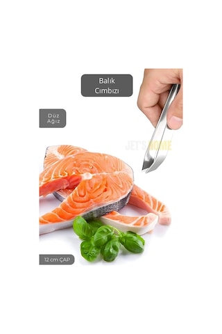 Balık Uçlu Cımbızı Paslanmaz Kılçık Cımbızı Çelik Dekor Cımbızı 12 Cm