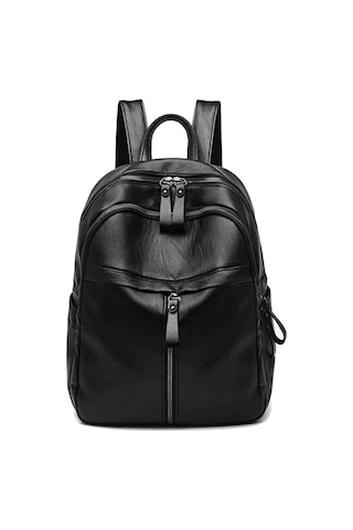 Lichen Yüksek Kaliteli Gençlik Pu Deri Gençlere Yönelik Sırt Siyah