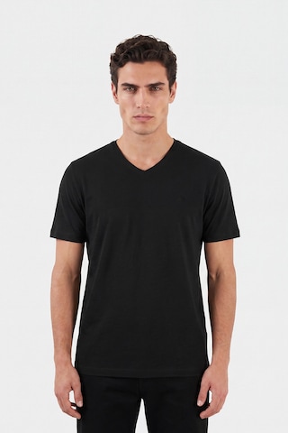 Buratti Pamuklu Regular Fit V Yaka T Shirt Erkek T Shirt 5902719 Siyah
