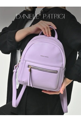 Daniele Patrici Şehir A5 Deri Sırt Çantası 210533351 Leylak