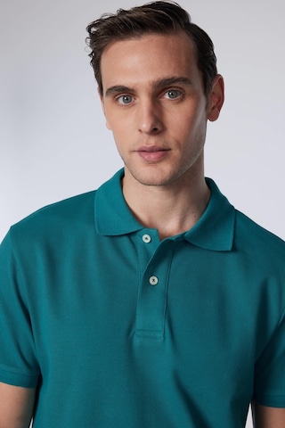 Tudors Erkek Slim Fit Dar Kesim %100 Pamuk Düz Pike Mavi Polo Yaka Tişört-30544-mavi Mavi