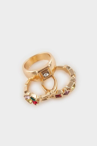 Defacto Kadın 5li Gold Yüzük F7696axnsgd1 Diğer