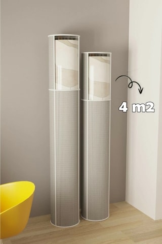 Hava Geçiren Pvc Pencereli , Kapasiteli, Toz Ve Nem Koruyucu Halı Kılıfı Hurcu 4 M² Renkli