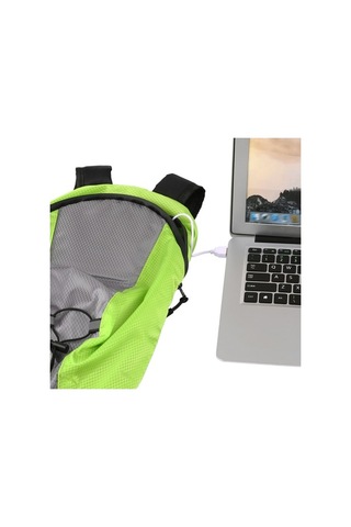 Createtech Kablosuz Usb Dönüş Sinyali, Şarj Edilebilir Led İşaretleyici, Sırt Çantası Bağlantısı Sarı