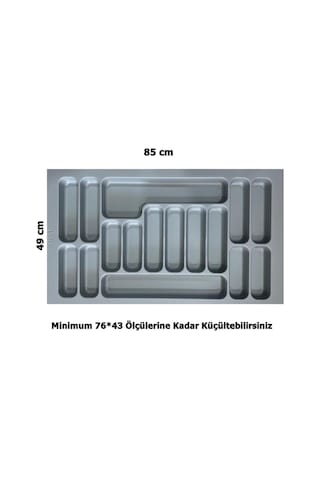LİDER 85*49 Çekmece İçi Kaşıklık,(76*43 Ölçüsüne Küçülebilir)
