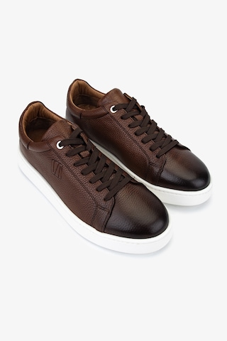 Valmenti Erkek Hakiki Deri Taba Sneakers & Spor Ayakkabı 04 4401 Erk Ayk Y26 Taba