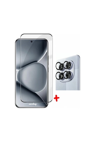 Poco M8 Pro 5g Kavisli Edge Ekran Koruyucu Temperli Kırılmaz Cam + Kamera Koruyucu