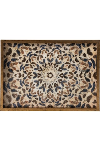 Mudo Home Ephesus Tepsi 31x42cm Çok Renkli
