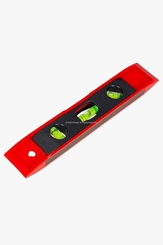 Mini Su Terazisi, 23 Cm, Mıknatıslı, Kompakt Su Terazisi, Plastik Gövde, Hassas Ölçüm Seviyelendirme Aracı
