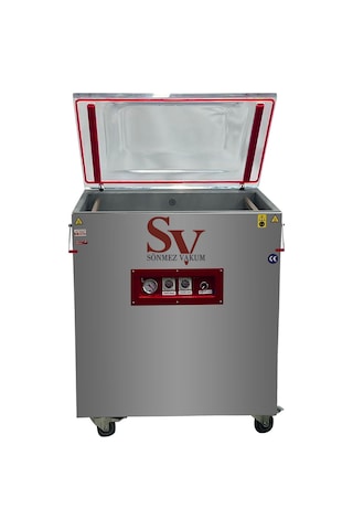 Sönmez Vakum Geniş Hazne 50 65 Çift Çene Vakum Makinesi