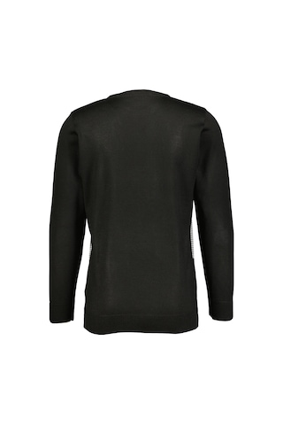 Finesuits Erkek Desenli Yünlü Kazak 2422201023.dsoyr Siyah