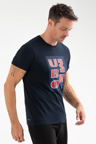 Umbro Erkek Tişört Knut Tf - 0136-Siyah