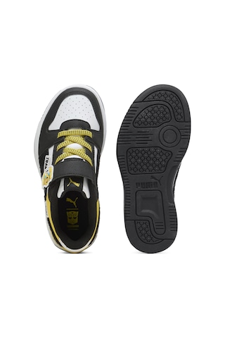 407760-01 Puma Rebound Slam Transformers Ac Ps Çocuk Spor Ayakkabı Siyah 407760-01 Siyah - Sarı