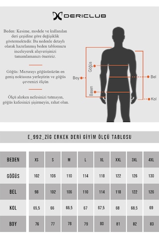 Dericlub Colorado Erkek Gerçek Deri Kaban Siyah Siyah