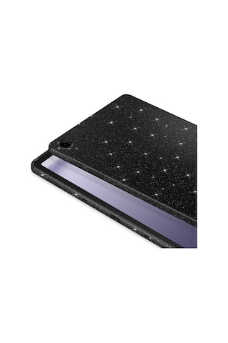 Samsung Galaxy Tab S10 Lite/s10 Fe/s9 Fe 10.9 Uyumlu Simli Parlak Tablet Kılıf Arka Kapak