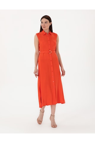 Pierre Cardin Kadın Kırmızı Elbise Dokuma 50306939-vr030 Kırmızı