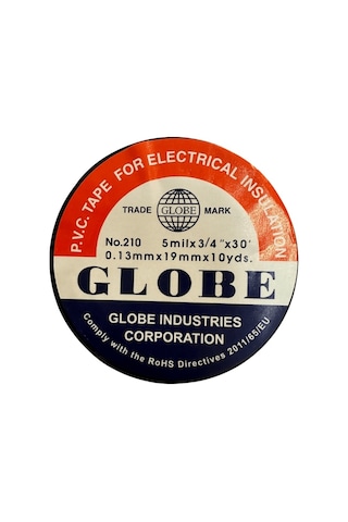 Globe Izole Elektrik Bandı Siyah 50 Adet