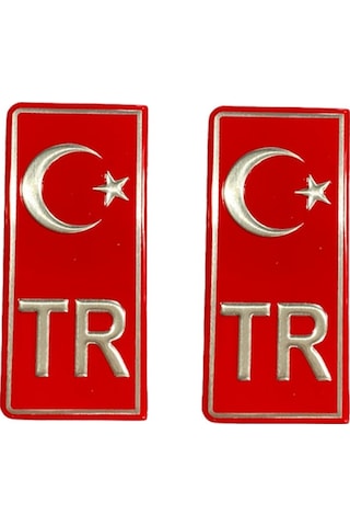 Tr Plaka Sticker 2 Adet / Yacıy01 Tr Plaka Sticker 2 Adet / Yacıy01