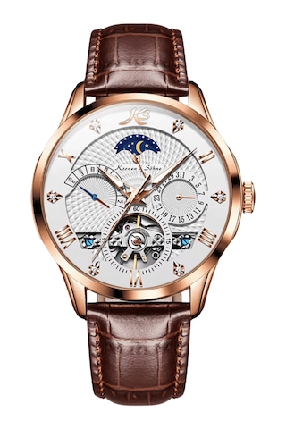 Kronen&söhne Ks4009 Luxury Gold Tourbillon Mekanik Otomatik Erkek Kol Saati