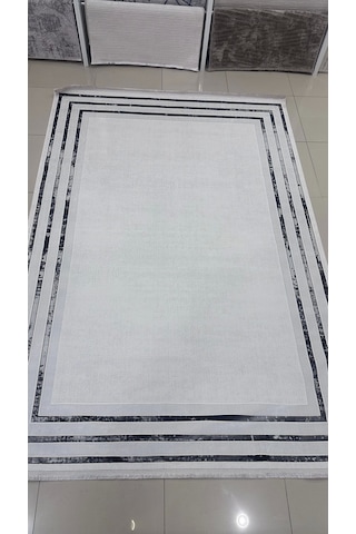 Safyün Halı Kadife Kf452 Gri 200 X 290 Renkli