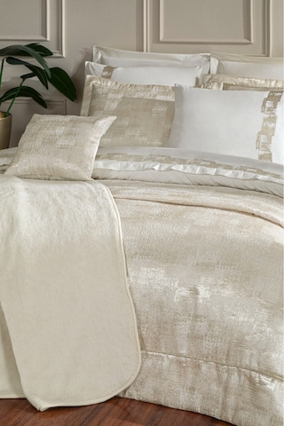 Özdilek Modernes Çeyiz Seti 11 Parça Krem Çok Renkli