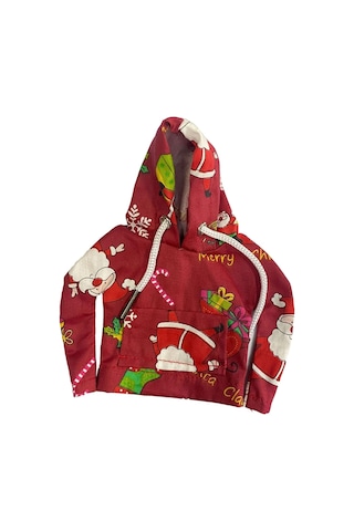 Suntek Kadınlar Için Yumuşak Hoodie Kapak Vites Kolu Kırmızı