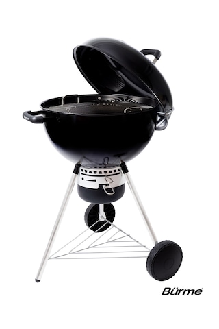 Partner 55.00 Black Profesyonel Kömürlü Barbekü Siyah