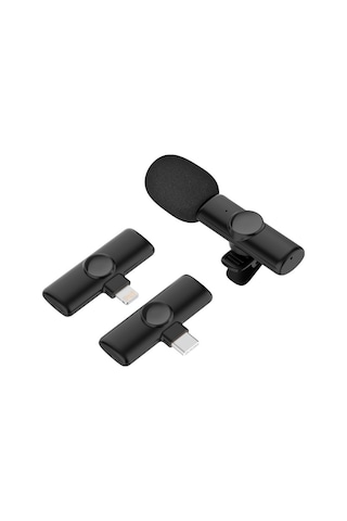 Mufunye Kablosuz Yaka Mikrofonu 2.4g Gürültü Azaltma K1/k2/k3 Bire Bir/bire İki Mikrofon Üreticisi K1 Bire İ