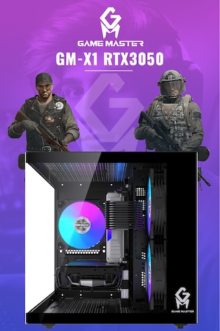 Game Master GM-X1 i5-11400F 16 GB 512 GB M.2 SSD RTX3050 Free Dos Masaüstü Oyuncu Bilgisayarı