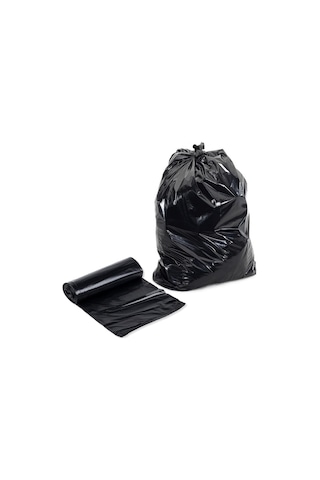 Kalın Çöp Torbası 10'lu Boy 500 Gr X 1 Rulo Siyah Çöp Poşeti 80x110 Cm